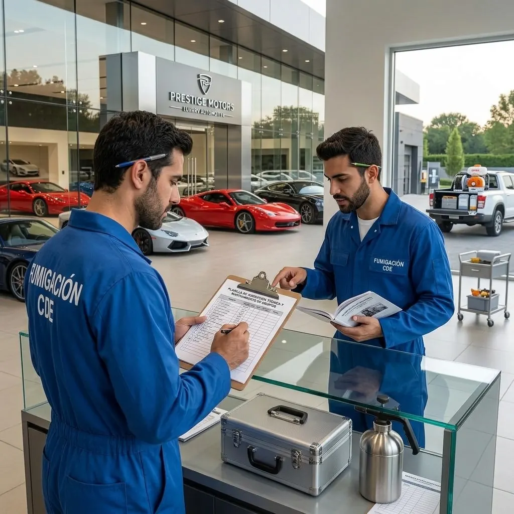 Auditoría técnica en showroom