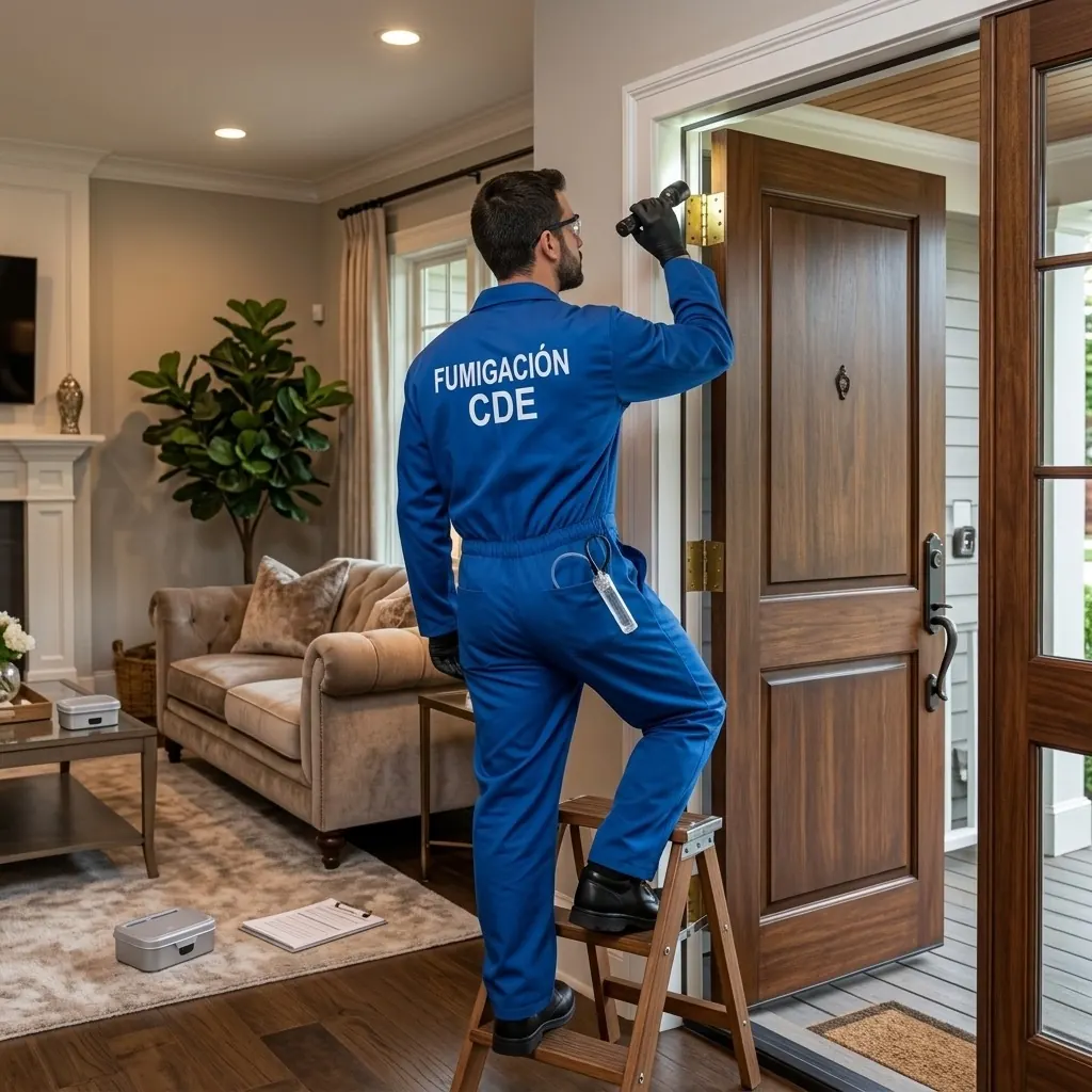 Inspección de aberturas en living